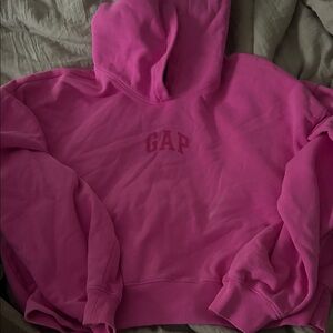 GAP Vibrant Pink Pullover Hoodie